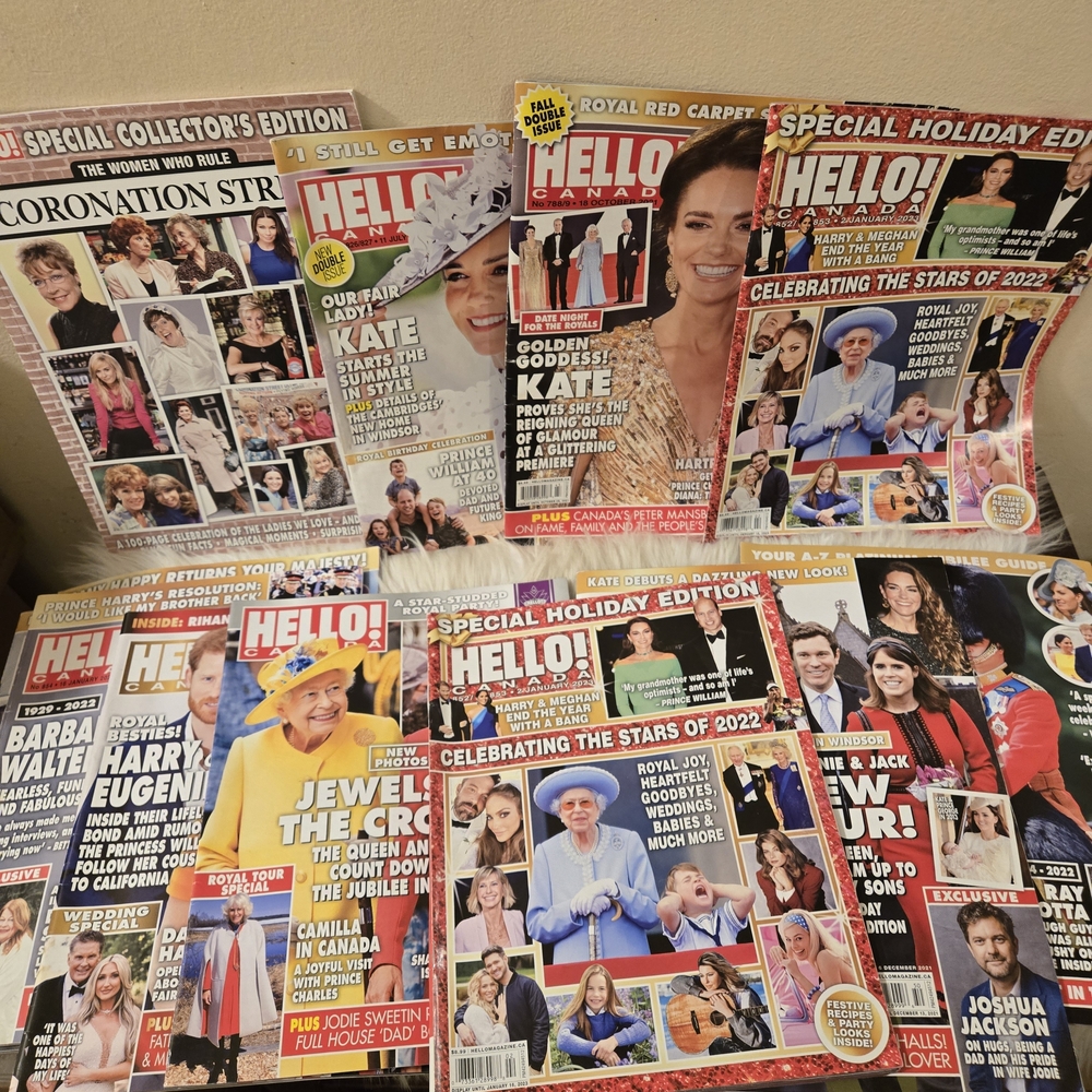 Hello! Magazine With Special Editions Collection 12 Set of Books